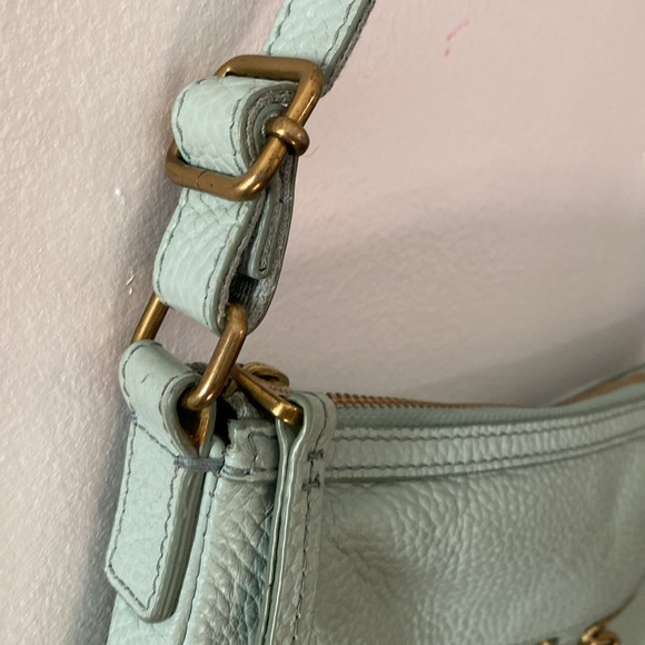 FOSSIL ERIN Leather Crossbody PURSE STYLE ZB5460 Eggshell BLUE - Picture 8 of 12